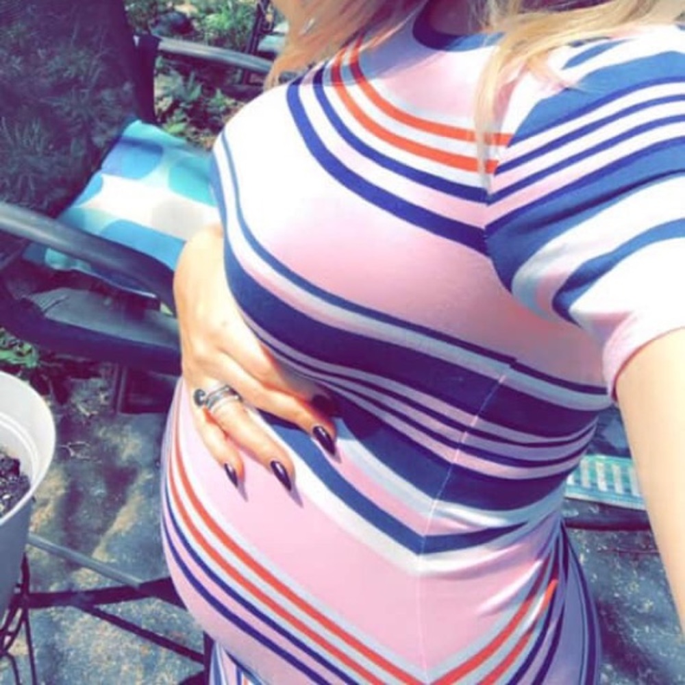 Multi color Maternity dress (or non maternity)